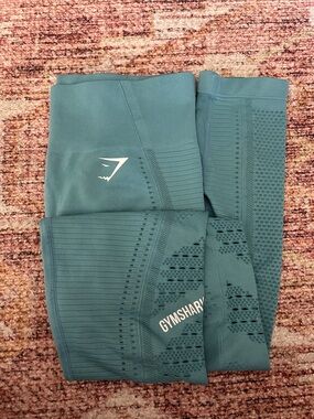 Gymshark Teal Sculpting Seamless Leggings